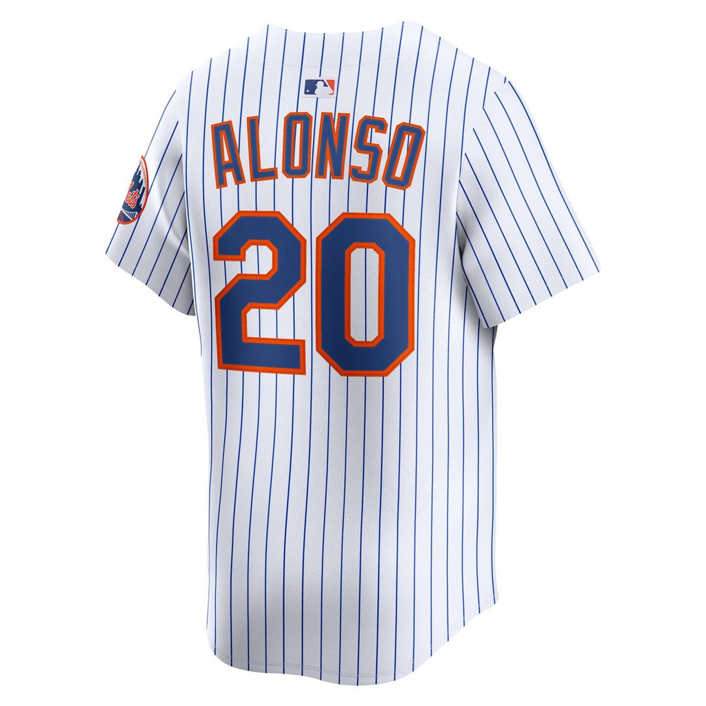 Pete Alonso New York Mets Nike Home Limited Jersey - White Official MLB Team Apparel Baseball Fan Gear