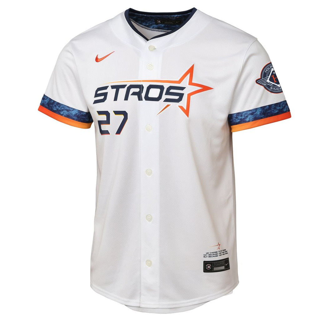Jose Altuve Houston Astros Nike Youth 2025 City Connect Limited Player Jersey - White Official MLB Team Apparel Baseball Fan Gear