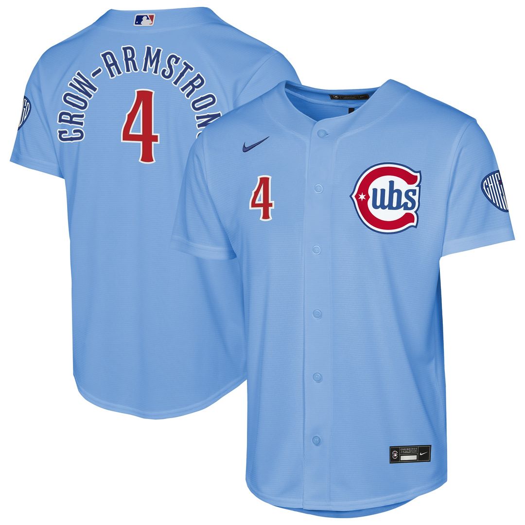 Pete Crow-Armstrong Chicago Cubs Nike Youth Home Stadium Jersey - White Official MLB Team Apparel Baseball Fan Gear