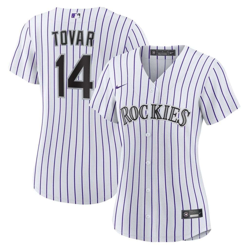 Ezequiel Tovar Colorado Rockies Nike Women's Home Replica Jersey - White Official MLB Team Apparel Baseball Fan Gear