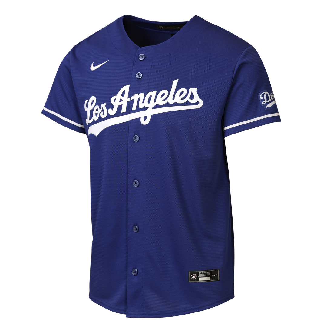 Los Angeles Dodgers Nike Youth Alternate Stadium Jersey - Gray Official MLB Team Apparel Baseball Fan Gear