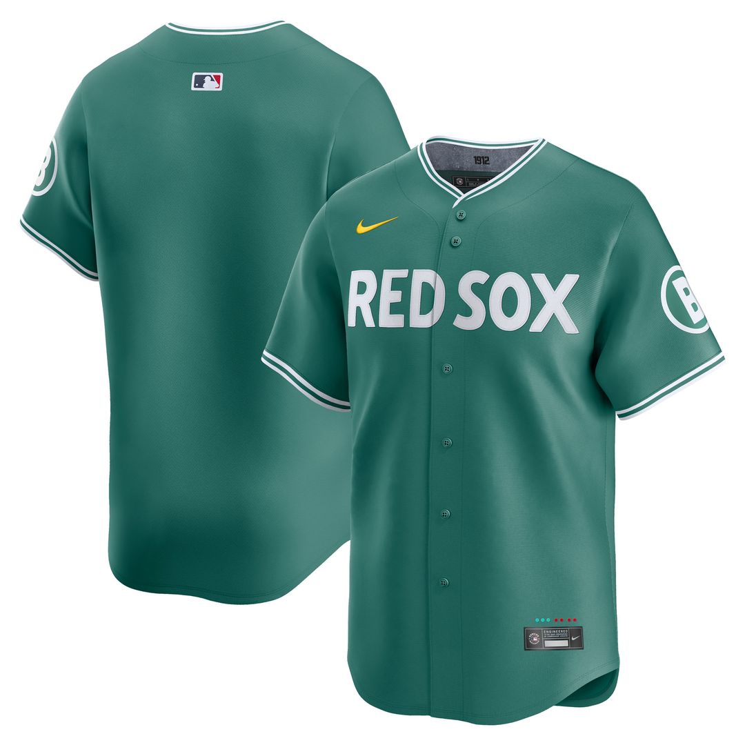 Boston Red Sox Nike City Connect Limited Jersey - Green Official MLB Team Apparel Baseball Fan Gear