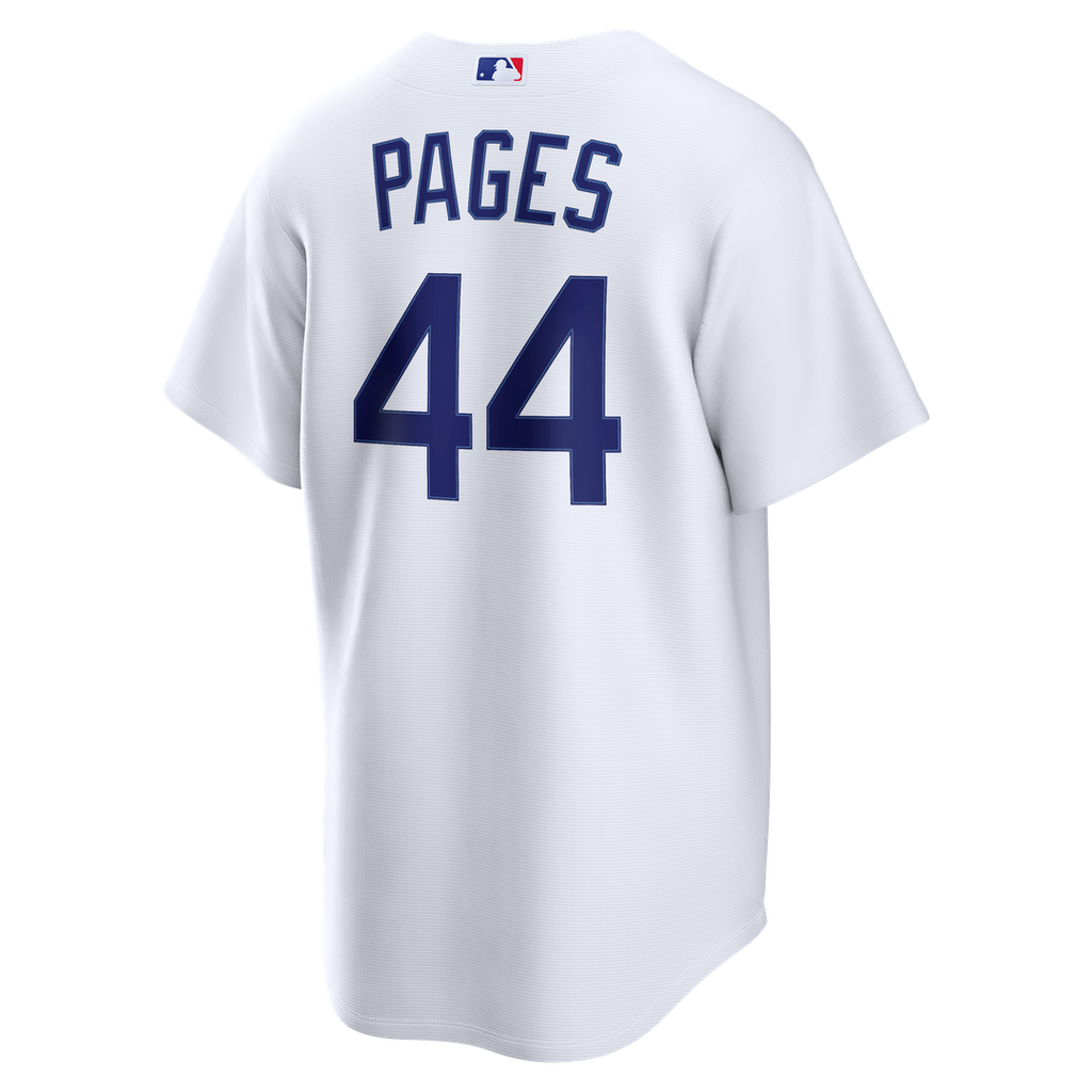 Andy Pages Los Angeles Dodgers Nike Home Replica Jersey - White Official MLB Team Apparel Baseball Fan Gear