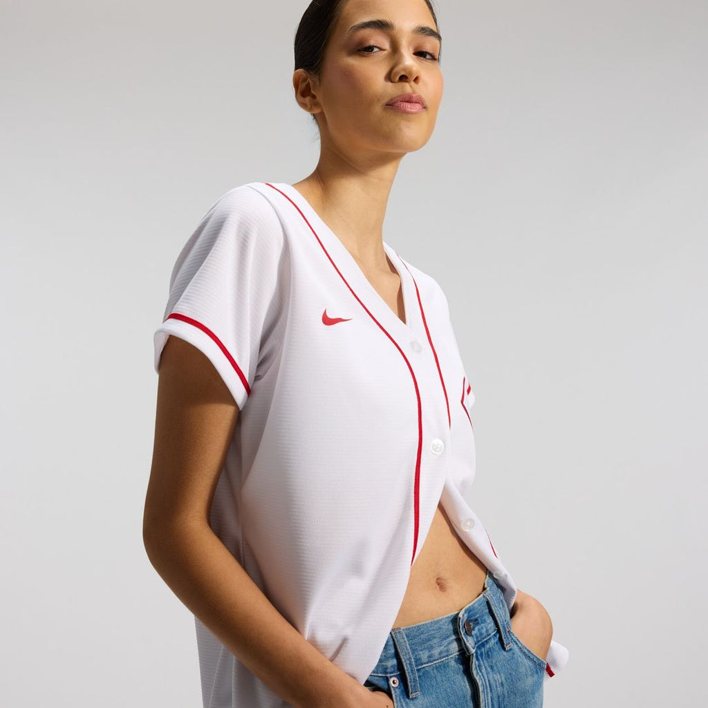Elly De La Cruz Cincinnati Reds Nike Women's Home Replica Jersey - White Official MLB Team Apparel Baseball Fan Gear