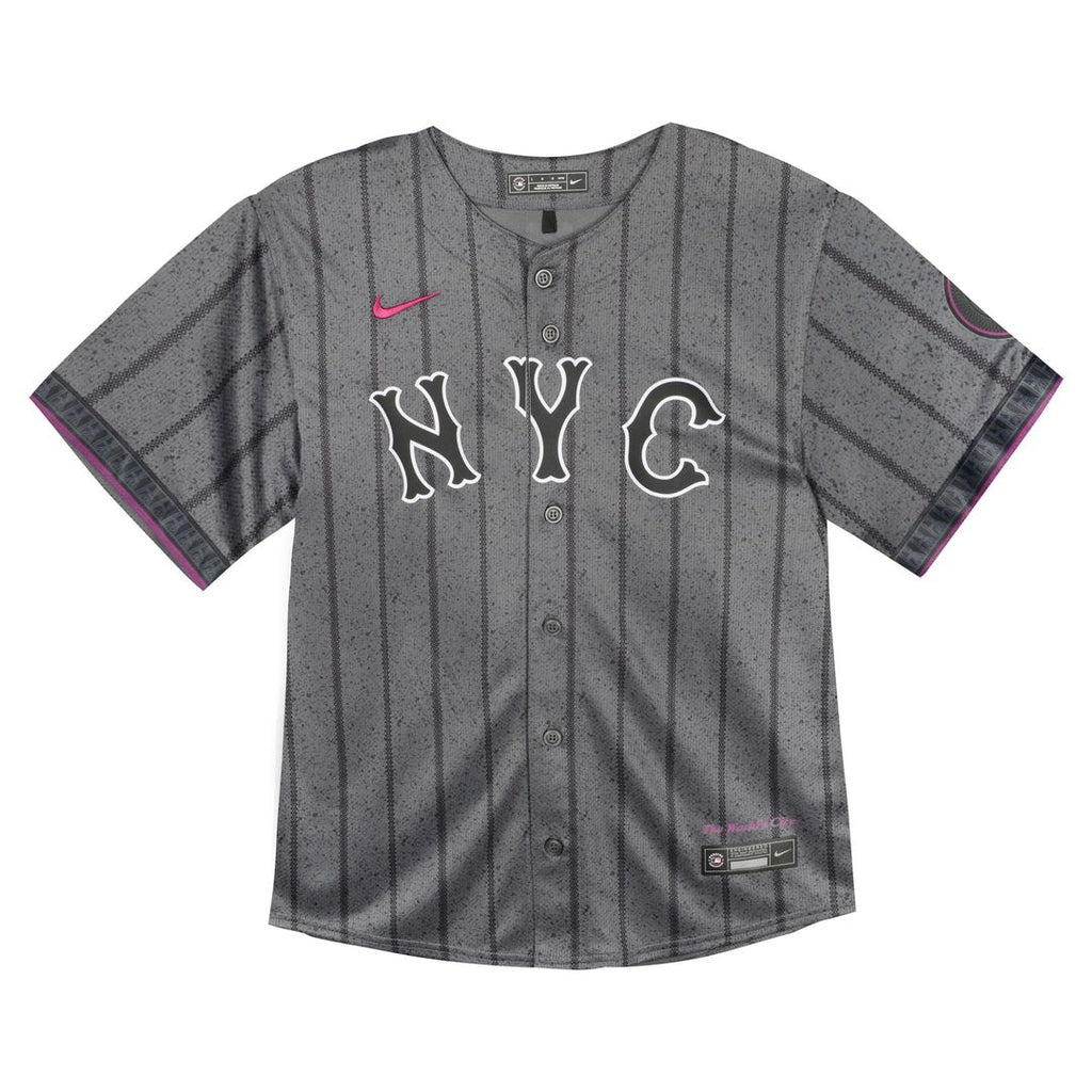 New York Mets Nike Toddler City Connect Team Limited Jersey - Gray Official MLB Team Apparel Baseball Fan Gear