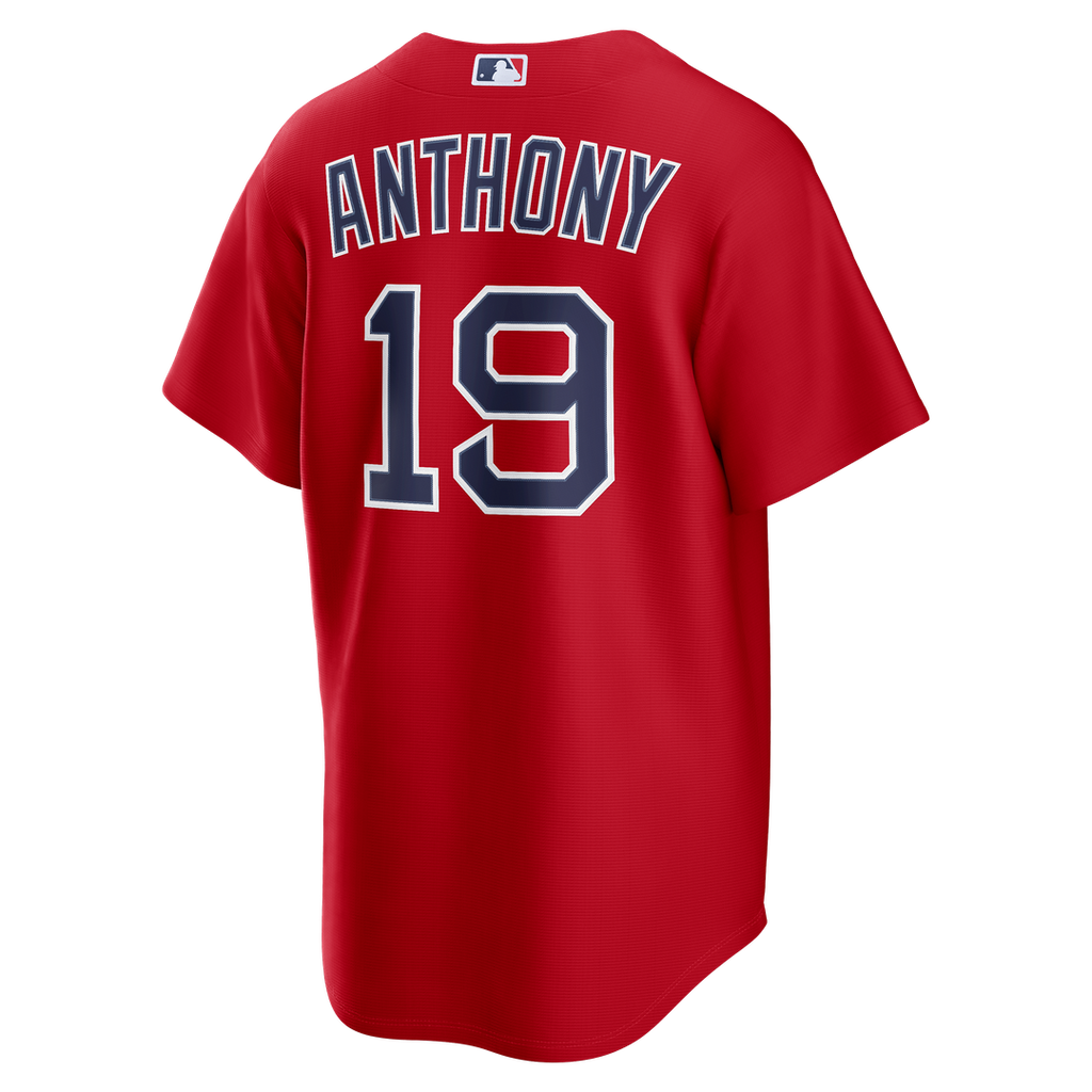 Roman Anthony Boston Red Sox Nike Alternate Replica Jersey - Red Official MLB Team Apparel Baseball Fan Gear