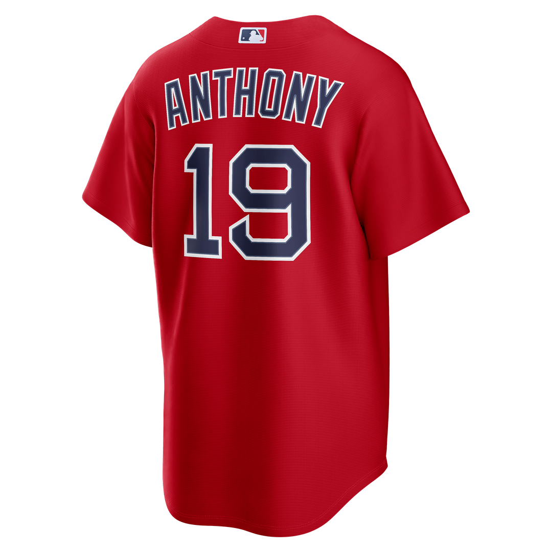 Roman Anthony Boston Red Sox Nike Alternate Replica Jersey - Red Official MLB Team Apparel Baseball Fan Gear
