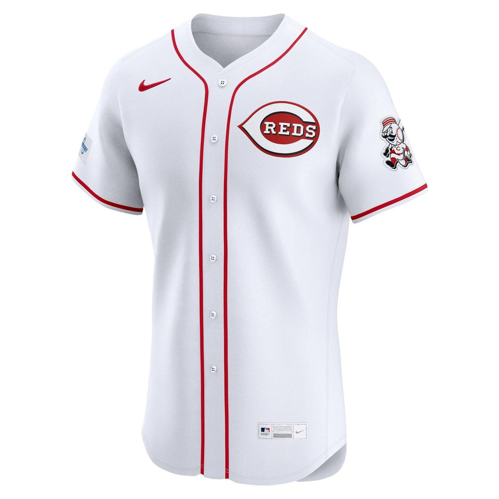 Cincinnati Reds Nike Home Elite Jersey - White Official MLB Team Apparel Baseball Fan Gear