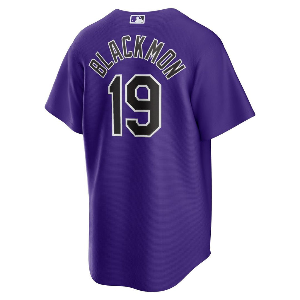 Charlie Blackmon Colorado Rockies Nike Alternate Replica Player Name Jersey - Purple Official MLB Team Apparel Baseball Fan Gear