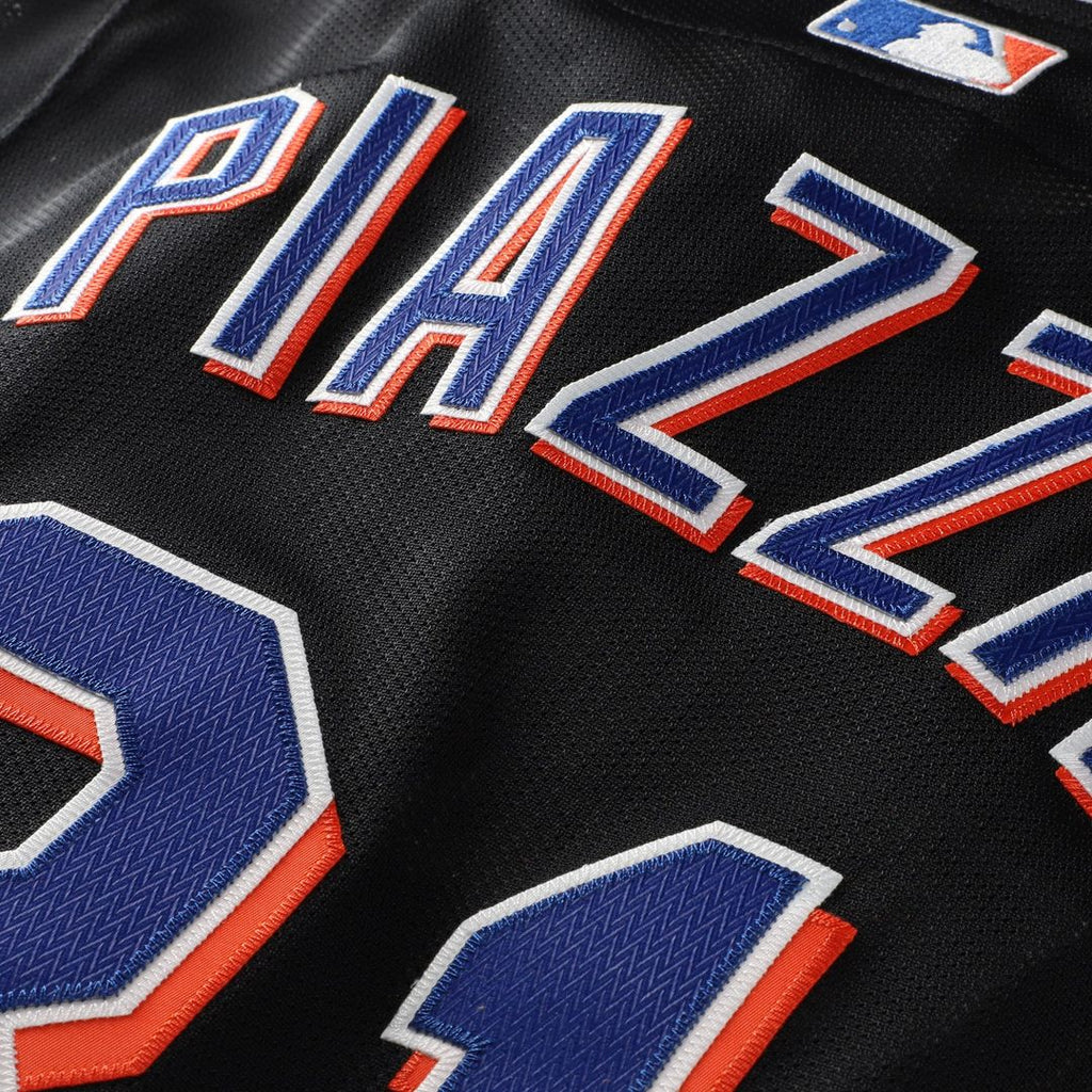 Mike Piazza New York Mets Mitchell & Ness Cooperstown Collection 2000 Batting Practice Jersey - Black Official MLB Team Apparel Baseball Fan Gear