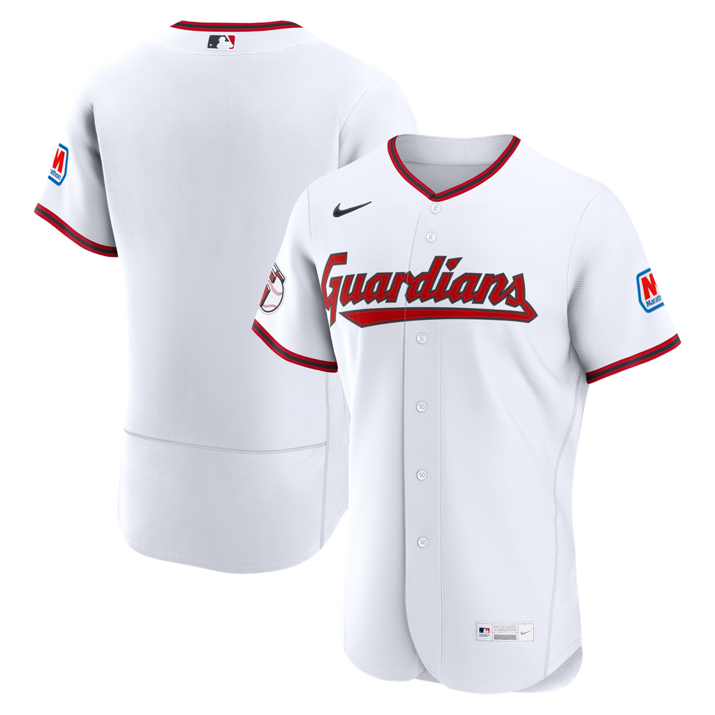 Cleveland Guardians Nike Home Authentic Jersey - White Official MLB Team Apparel Baseball Fan Gear