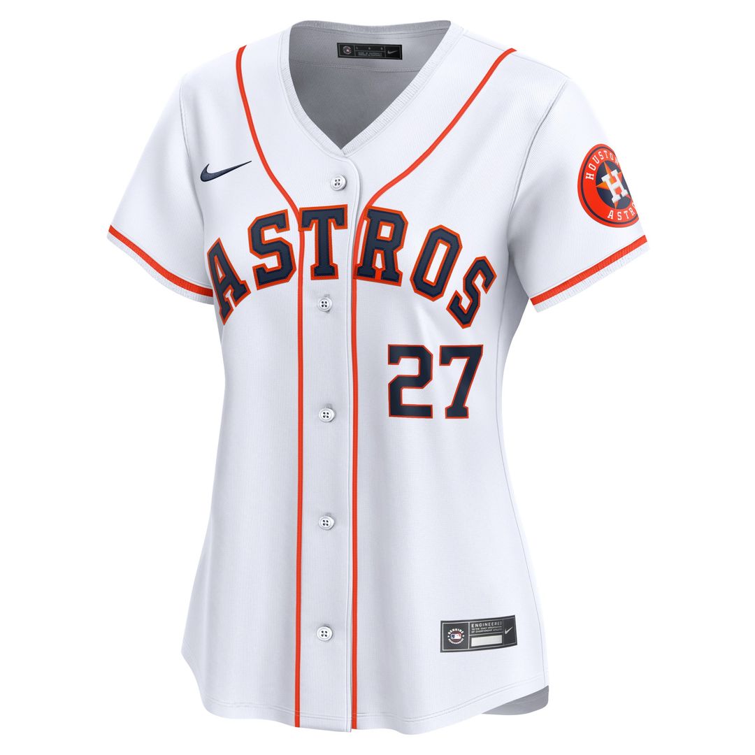 Jose Altuve Houston Astros Nike Women's Home Limited Player Jersey - White Official MLB Team Apparel Baseball Fan Gear