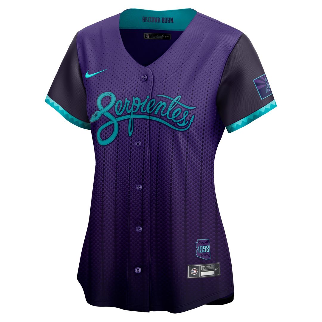 Corbin Carroll Arizona Diamondbacks Nike Women's 2025 City Connect Limited Player Jersey - Purple Official MLB Team Apparel Baseball Fan Gear