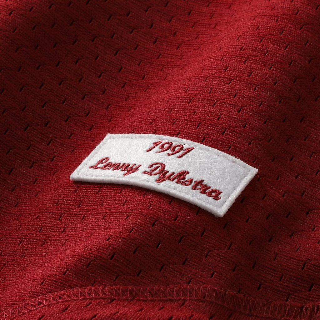 Lenny Dykstra Philadelphia Phillies Mitchell & Ness Authentic Batting Practice Jersey - Scarlet Official MLB Team Apparel Baseball Fan Gear