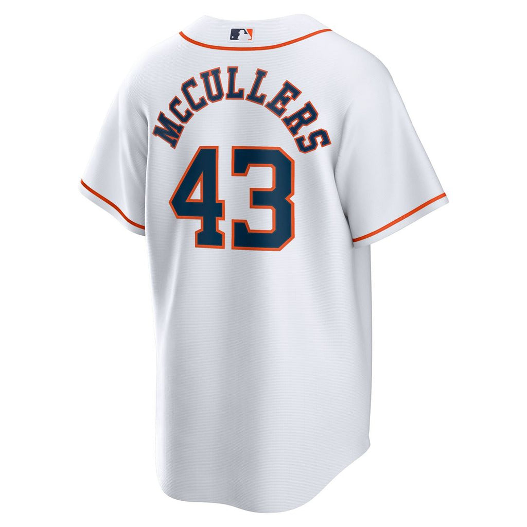 Lance McCullers Jr. Houston Astros Nike Home Replica Jersey - White Official MLB Team Apparel Baseball Fan Gear