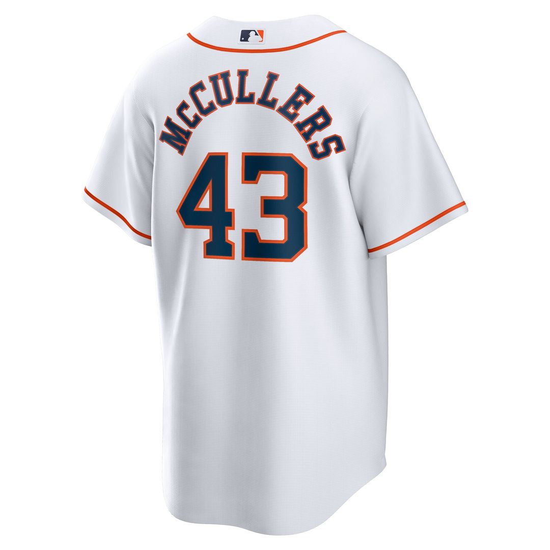 Lance McCullers Jr. Houston Astros Nike Home Replica Jersey - White Official MLB Team Apparel Baseball Fan Gear