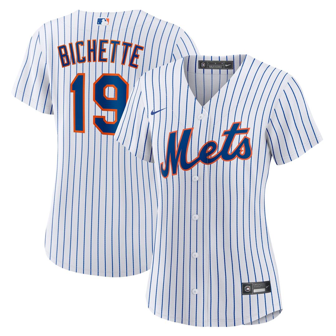 Bo Bichette New York Mets Nike Women's Home Replica Jersey - White Official MLB Team Apparel Baseball Fan Gear