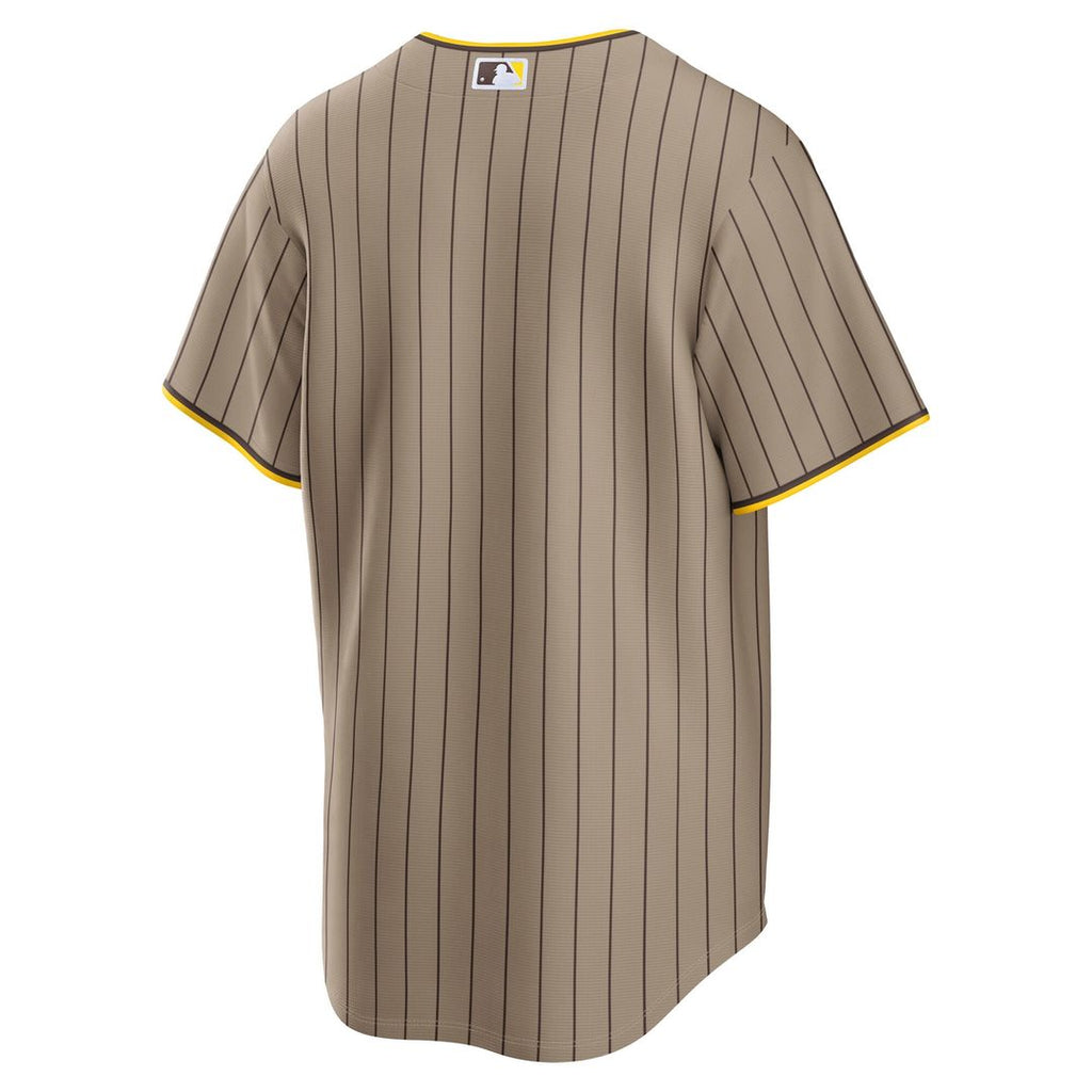 San Diego Padres Nike Alternate Replica Jersey - Sand Official MLB Team Apparel Baseball Fan Gear