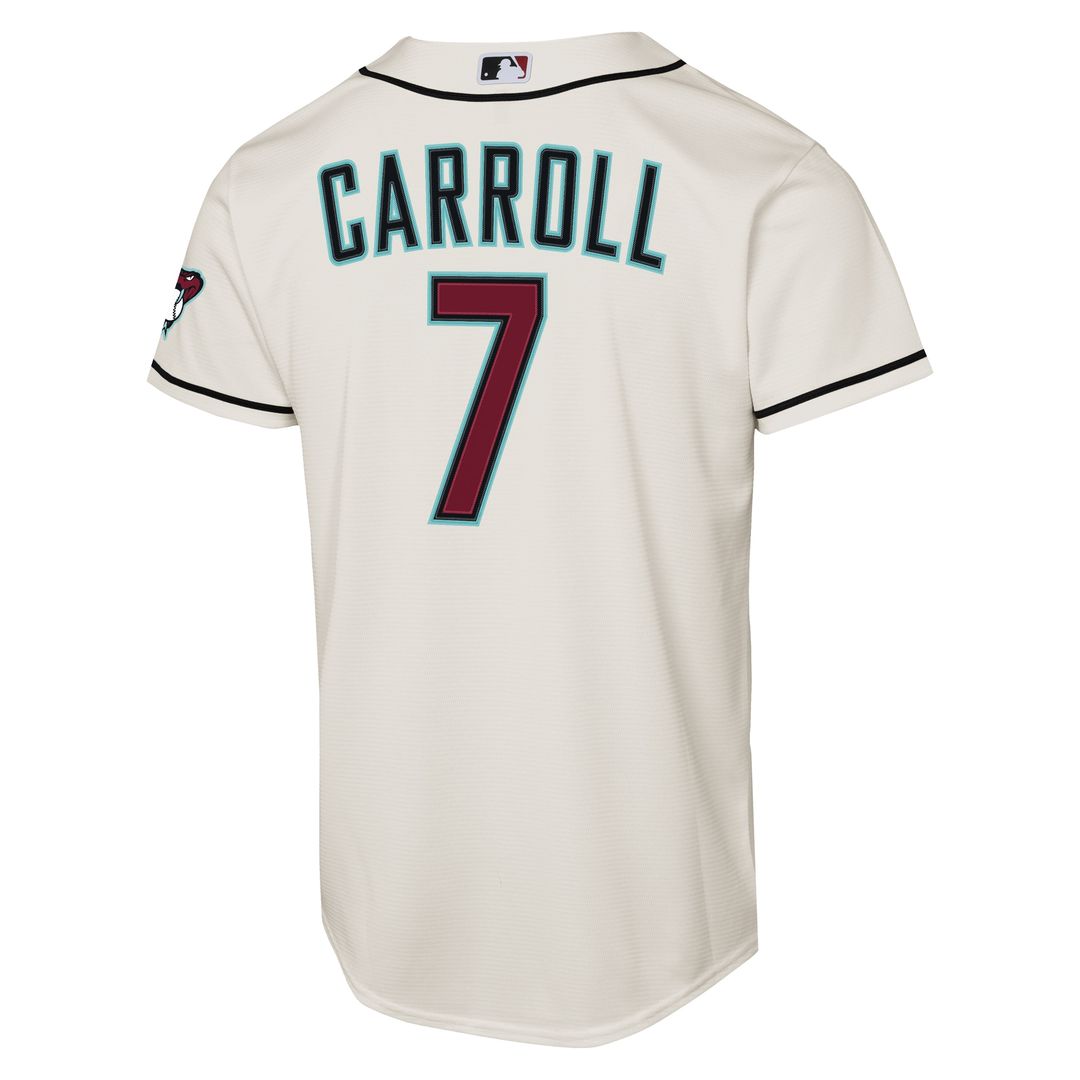 Corbin Carroll Arizona Diamondbacks Nike Youth Home Stadium Jersey - Cream Official MLB Team Apparel Baseball Fan Gear