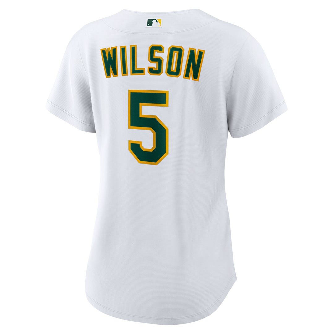 Jacob Wilson Athletics Nike Women's Home Replica Jersey - White Official MLB Team Apparel Baseball Fan Gear