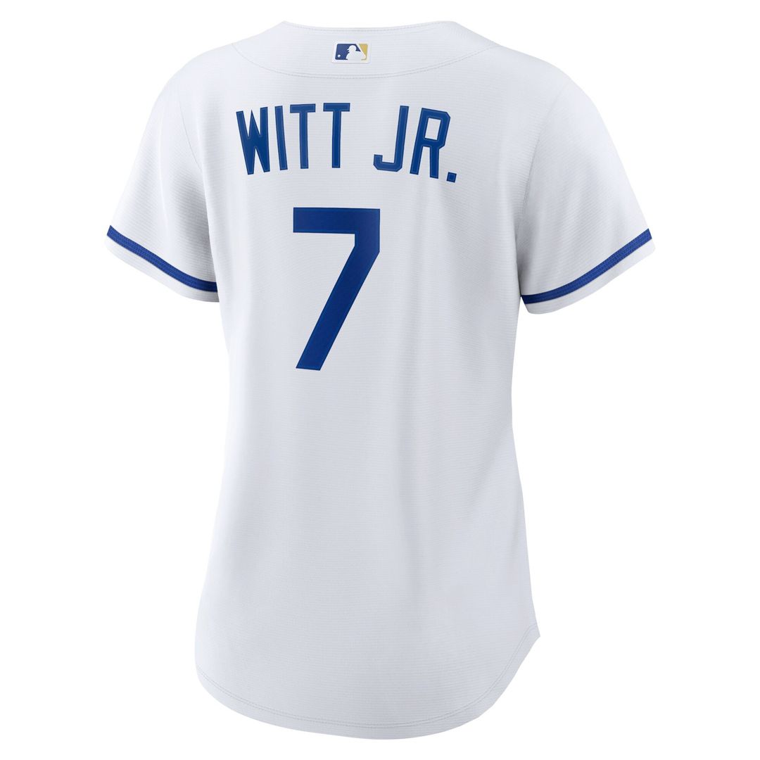 Bobby Witt Jr. Kansas City Royals Nike Women's Home Replica Player Jersey - White Official MLB Team Apparel Baseball Fan Gear