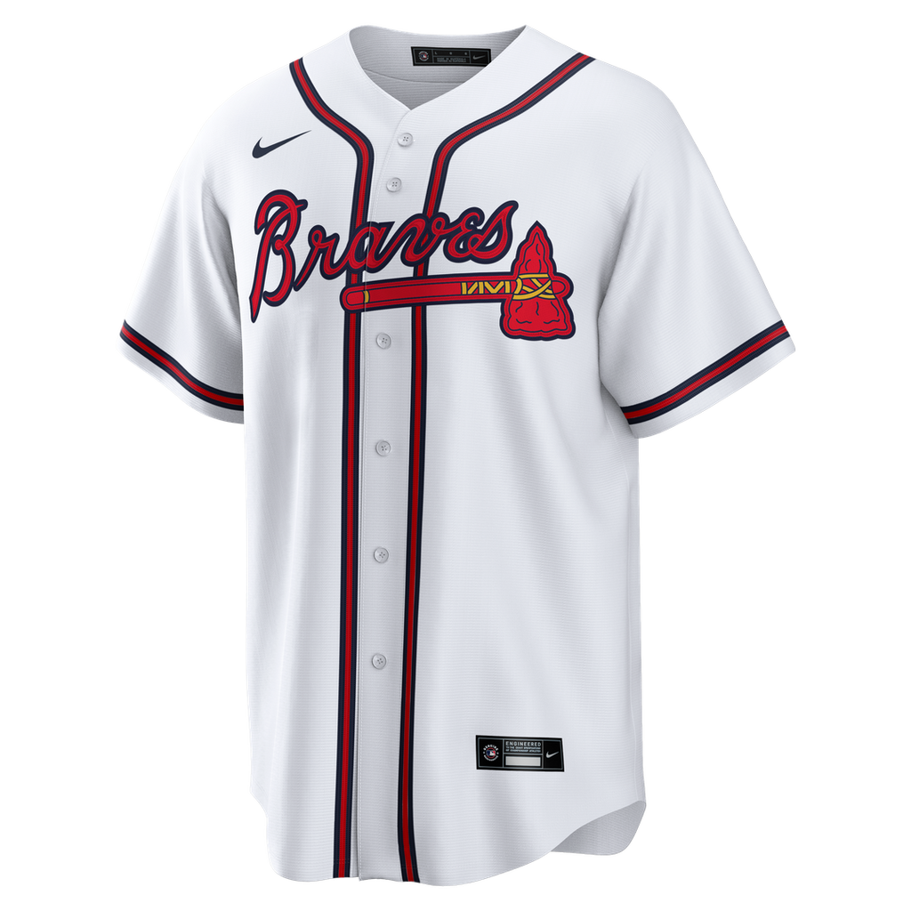 Chipper Jones Atlanta Braves Nike Home Retired Player Replica Jersey - White Official MLB Team Apparel Baseball Fan Gear