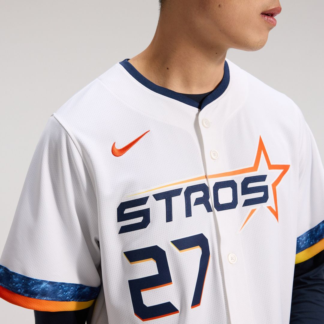 Jose Altuve Houston Astros Nike 2025 City Connect Limited Player Jersey - White Official MLB Team Apparel Baseball Fan Gear