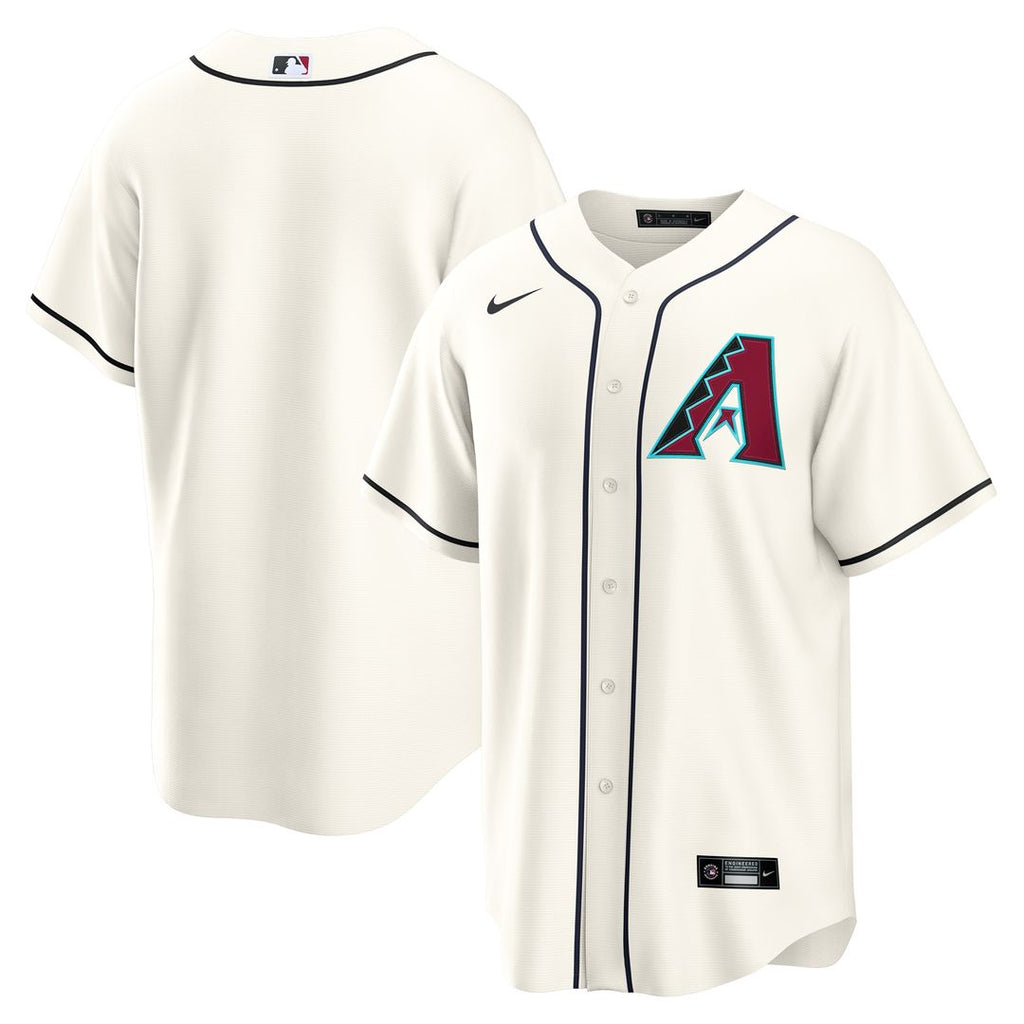 Arizona Diamondbacks Nike Home Replica Jersey - Cream Official MLB Team Apparel Baseball Fan Gear