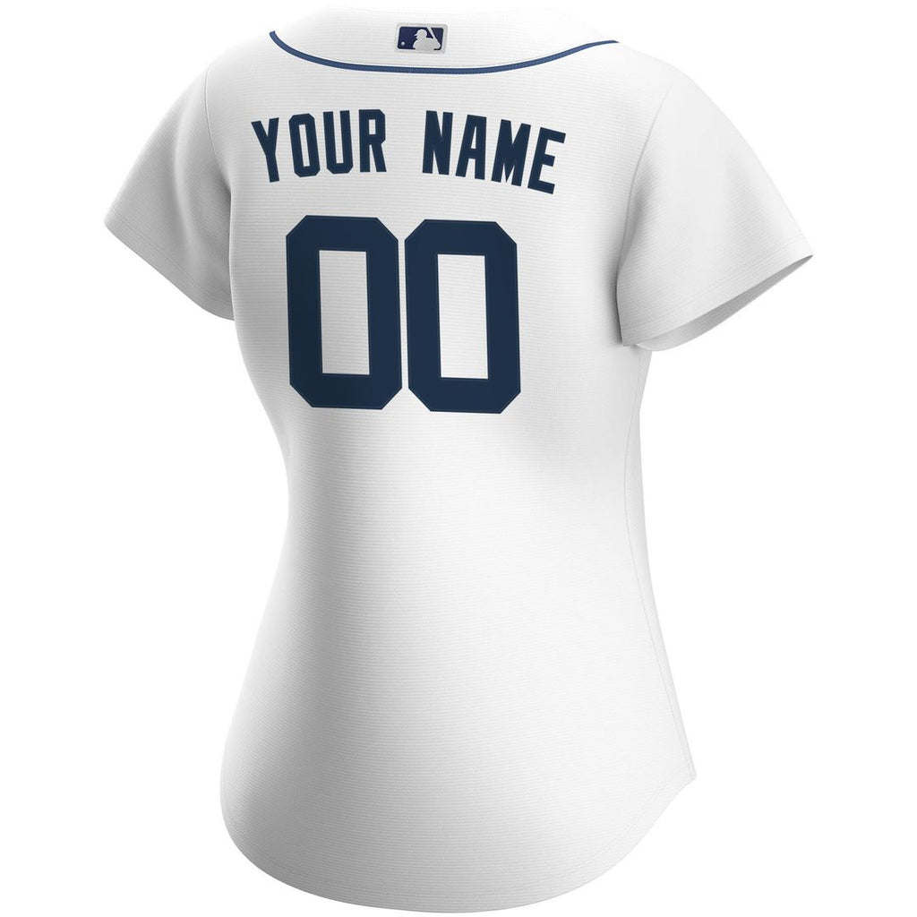 Detroit Tigers Nike Women's Home Replica Custom Jersey - White Official MLB Team Apparel Baseball Fan Gear
