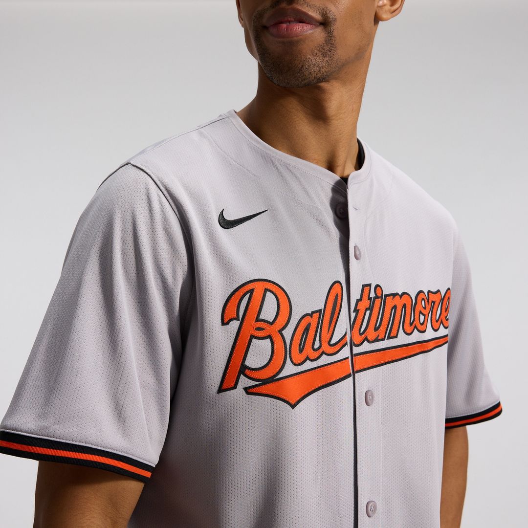 Baltimore Orioles Nike Road Limited Jersey - Gray Official MLB Team Apparel Baseball Fan Gear