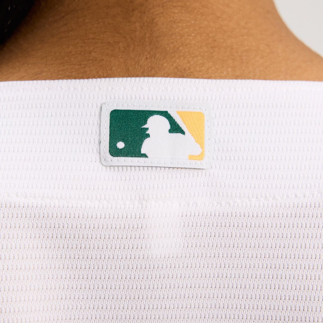 Athletics Nike Women's Home Replica Team Jersey - White Official MLB Team Apparel Baseball Fan Gear