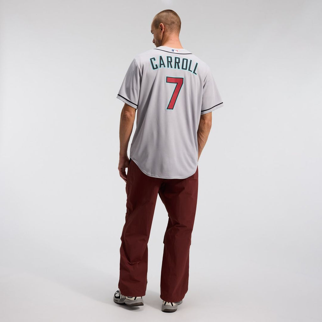 Corbin Carroll Arizona Diamondbacks Nike Road Replica Jersey - Gray Official MLB Team Apparel Baseball Fan Gear