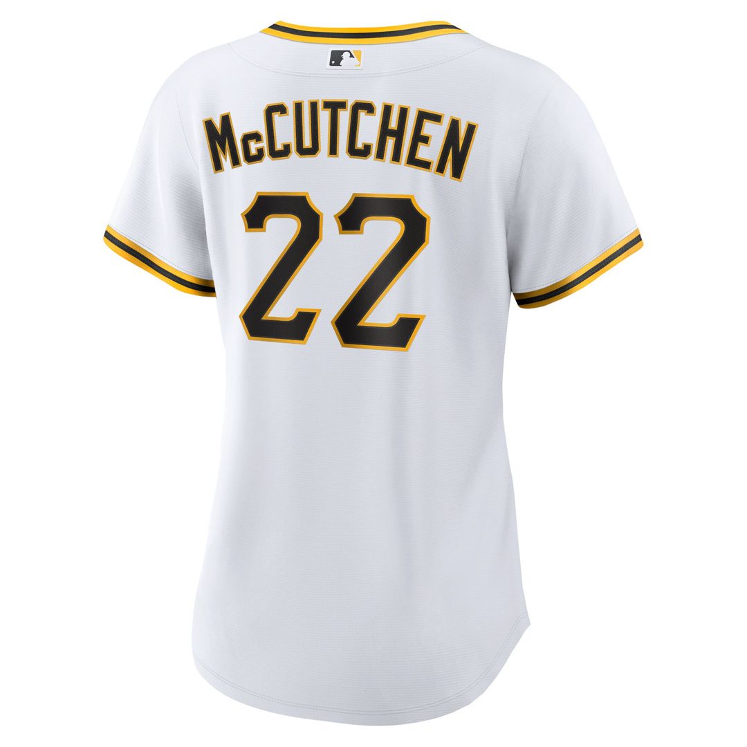 Andrew McCutchen Pittsburgh Pirates Nike Women's Home Replica Player Jersey - White Official MLB Team Apparel Baseball Fan Gear