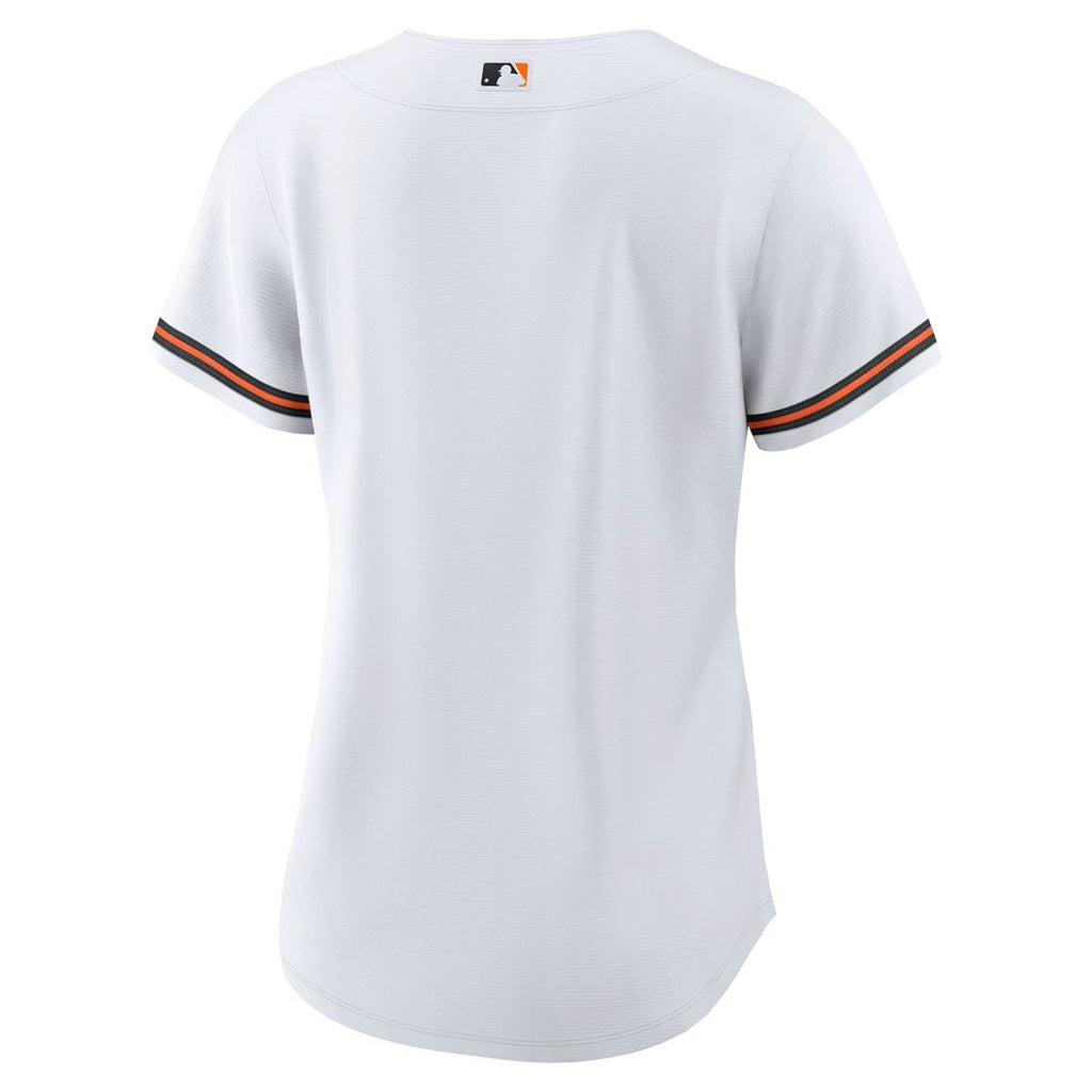 Baltimore Orioles Nike Women's Home Replica Team Jersey - White Official MLB Team Apparel Baseball Fan Gear