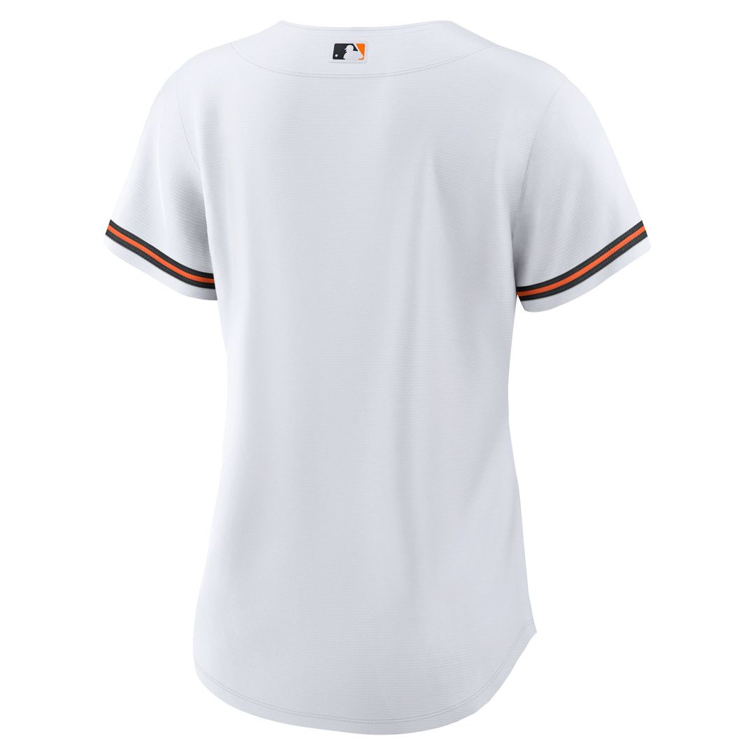 Baltimore Orioles Nike Women's Home Replica Team Jersey - White Official MLB Team Apparel Baseball Fan Gear