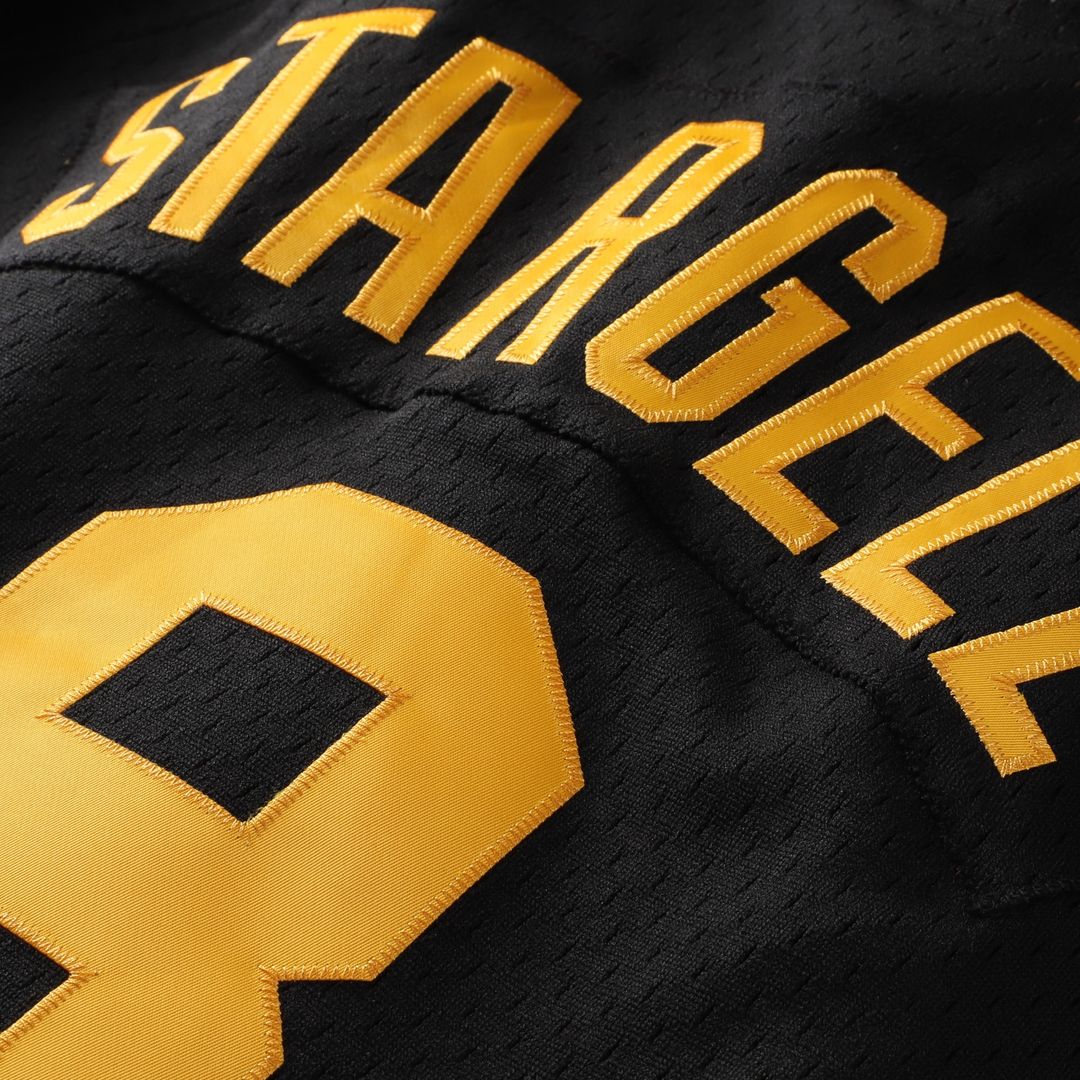 Willie Stargell Pittsburgh Pirates Mitchell & Ness Cooperstown Collection Big & Tall Mesh Batting Practice Jersey - Black Official MLB Team Apparel Ba