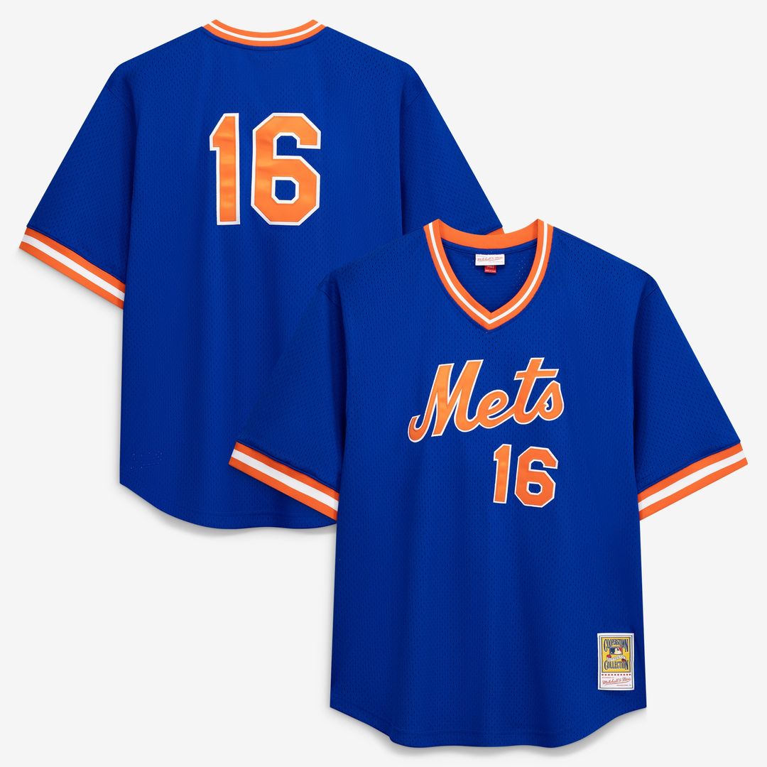 Dwight Gooden New York Mets Profile Big & Tall Cooperstown Collection Mesh Batting Practice Jersey - Royal Official MLB Team Apparel Baseball Fan Gear