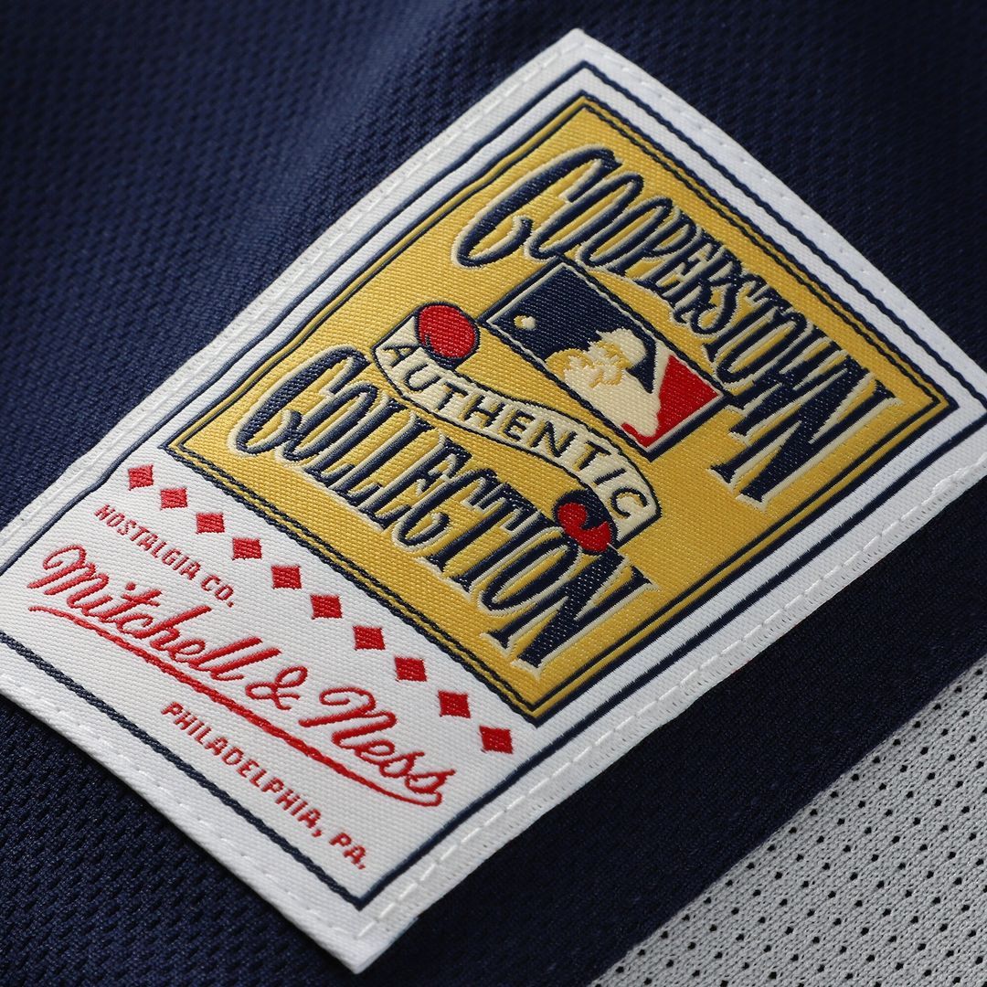 Mitchell & Ness CC Sabathia New York Yankees Youth Navy Mesh Batting Practice Jersey Official MLB Team Apparel Baseball Fan Gear