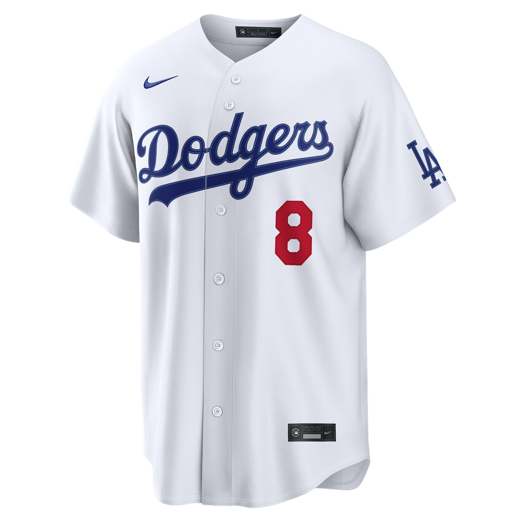 Enrique Hernández Los Angeles Dodgers Nike Home Stadium Jersey - White Official MLB Team Apparel Baseball Fan Gear