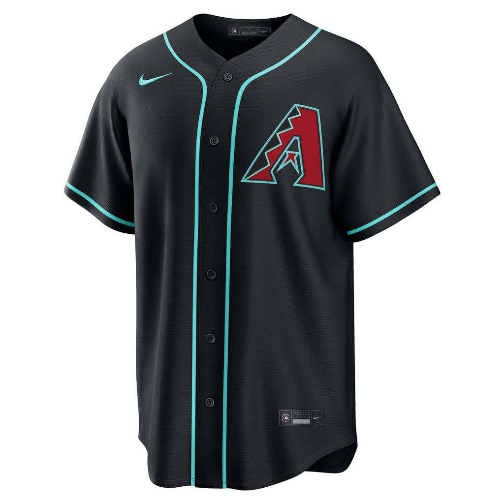 Corbin Carroll Arizona Diamondbacks Nike Alternate Replica Jersey - Black Official MLB Team Apparel Baseball Fan Gear