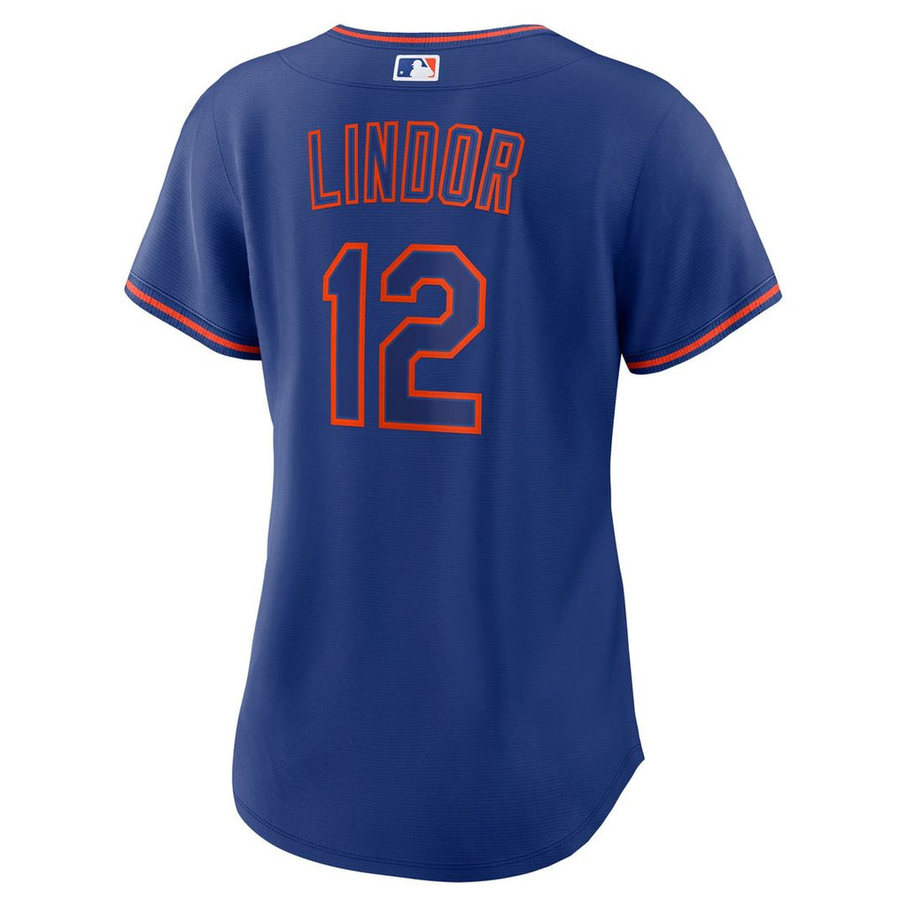 Francisco Lindor New York Mets Nike Women's Alternate Replica Jersey - Royal Official MLB Team Apparel Baseball Fan Gear