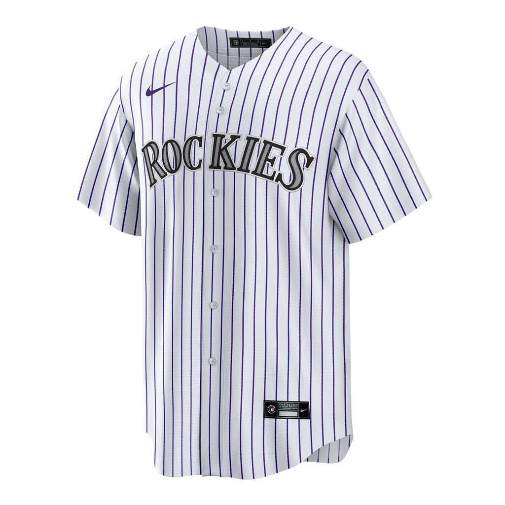 Ryan Ritter Colorado Rockies Nike Home Replica Jersey - White Official MLB Team Apparel Baseball Fan Gear