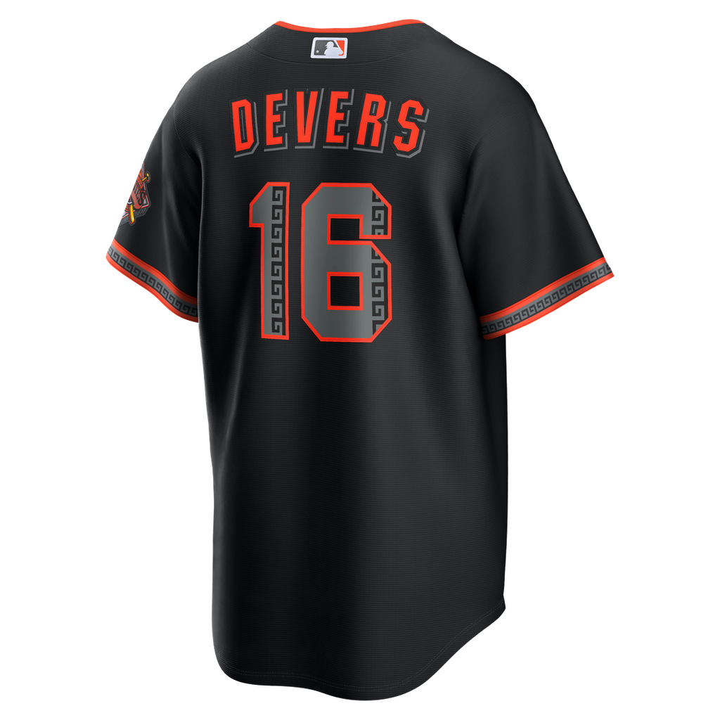 Rafael Devers San Francisco Giants Nike Alternate Stadium Jersey - Black Official MLB Team Apparel Baseball Fan Gear