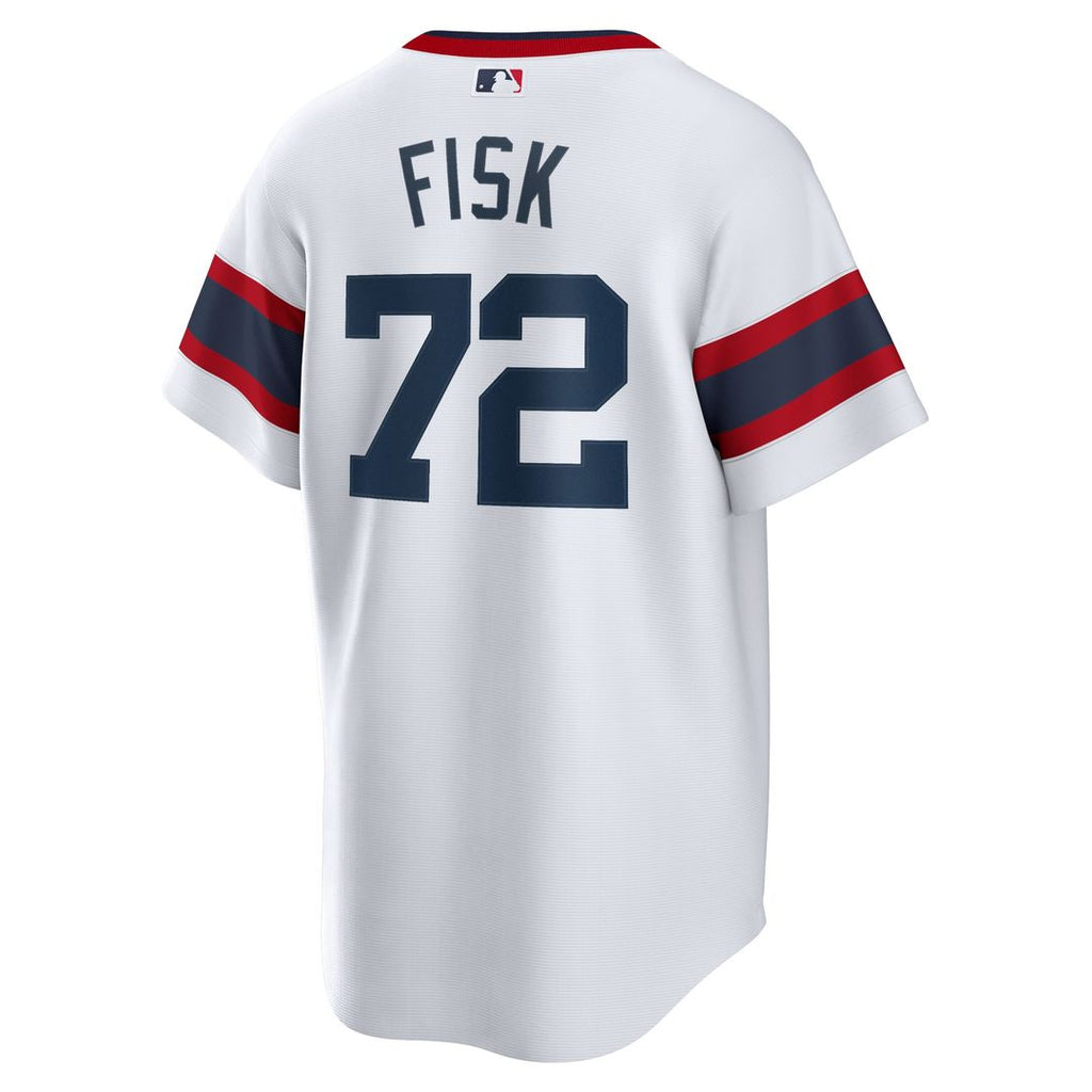 Carlton Fisk Chicago White Sox Nike Home Cooperstown Collection Team Player Jersey - White Official MLB Team Apparel Baseball Fan Gear