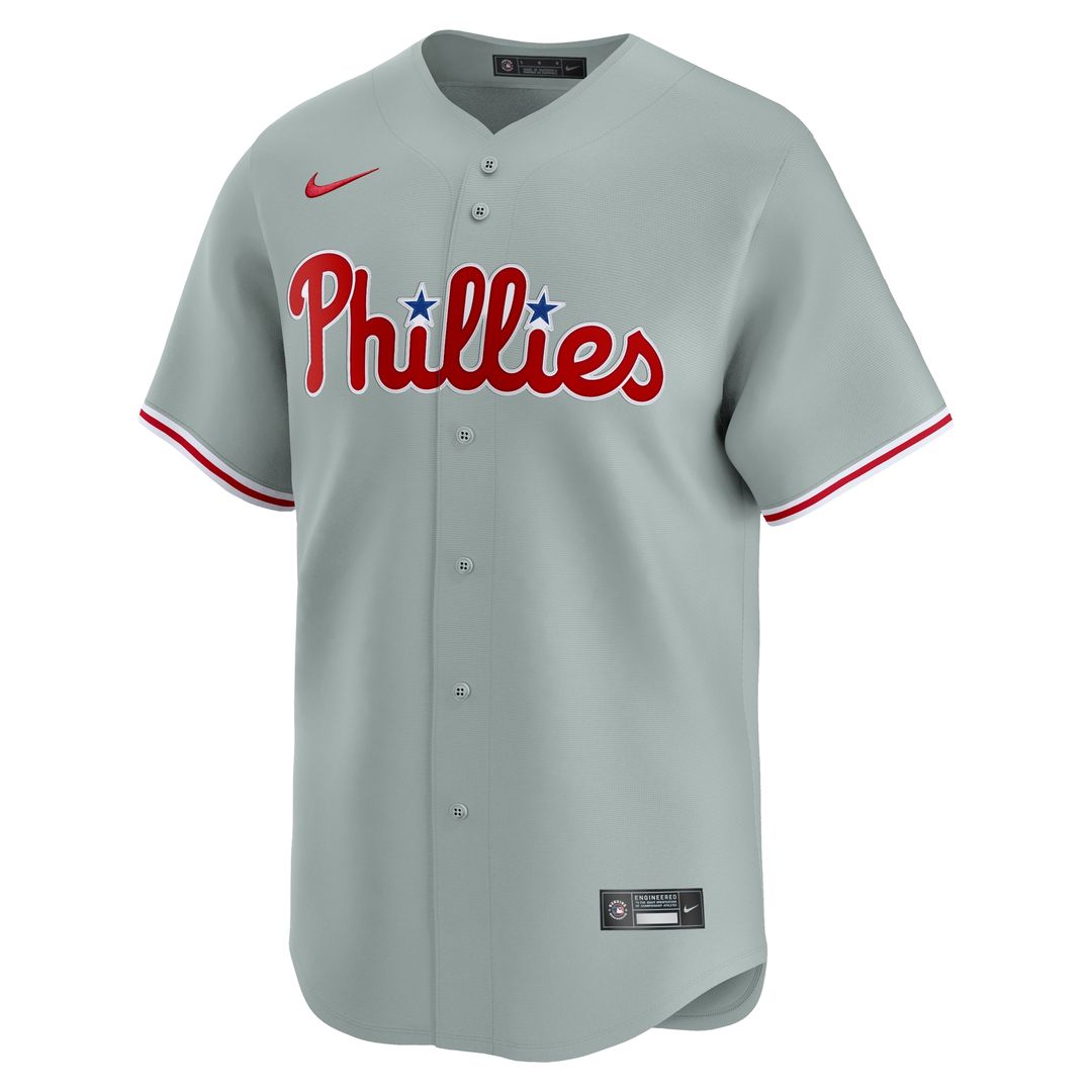 Bryce Harper Philadelphia Phillies Nike Road Limited Player Jersey - Gray Official MLB Team Apparel Baseball Fan Gear