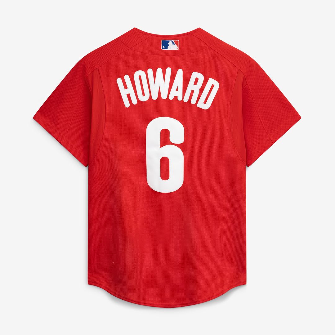 Ryan Howard Philadelphia Phillies Mitchell & Ness Cooperstown Collection Batting Practice Jersey – Red Official MLB Team Apparel Baseball Fan Gear