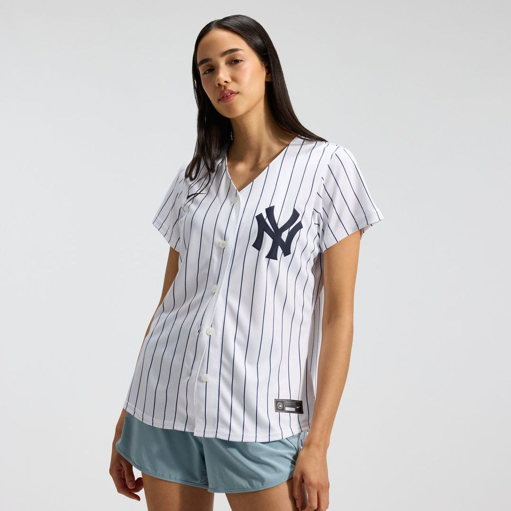 New York Yankees Nike Women's Home Replica Team Jersey - White Official MLB Team Apparel Baseball Fan Gear