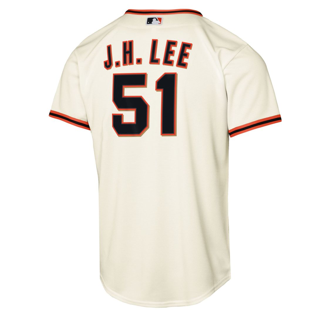 Jung Hoo Lee San Francisco Giants Nike Youth Home Replica Player Jersey - Cream Official MLB Team Apparel Baseball Fan Gear