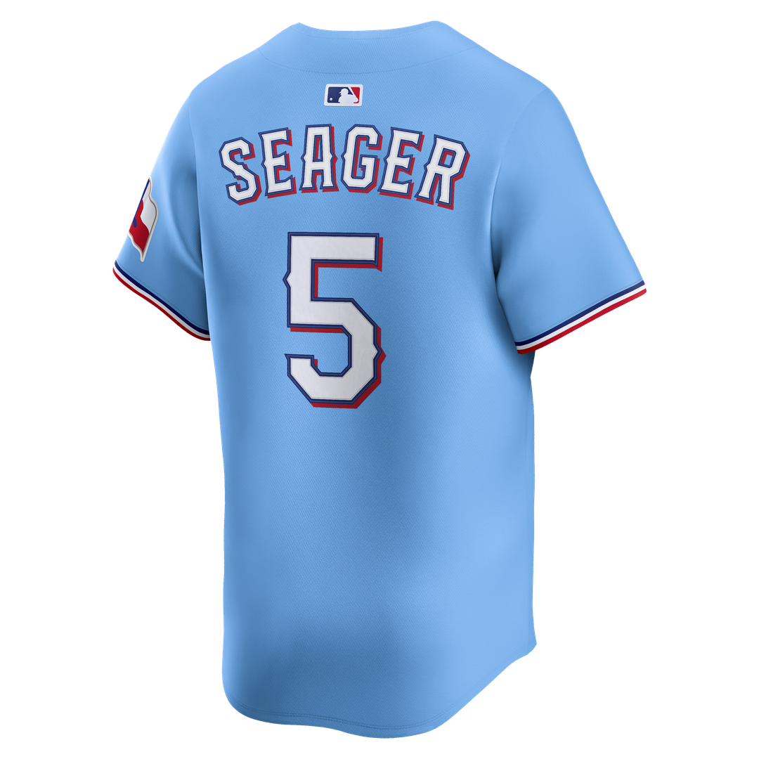 Corey Seager Texas Rangers Nike Alternate 2 Limited Jersey - Royal Official MLB Team Apparel Baseball Fan Gear