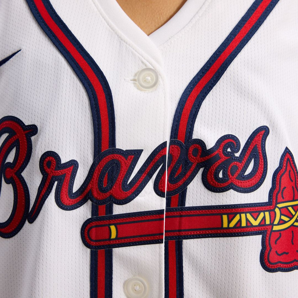 Atlanta Braves Nike Women's Home Limited Jersey - White Official MLB Team Apparel Baseball Fan Gear